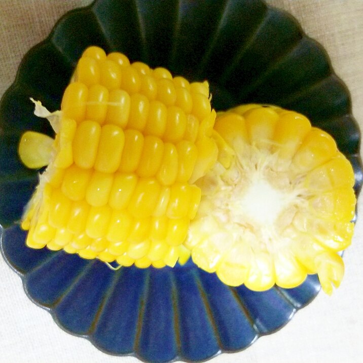 電子レンジで簡単!とうもろこし